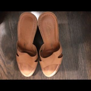 Slip on wedge shoes